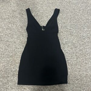 Size small Little Black Dress.Very sliming & sexy.Zipper back.Opening mid back.